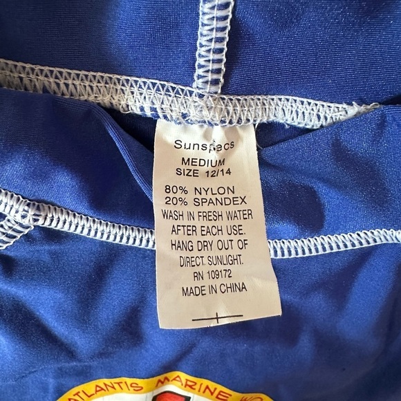 NWT tribalsurf rash guard  size Medium 12/14 - Picture 4 of 7